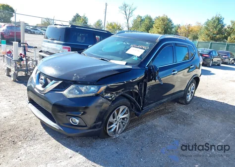 2014 Nissan Rogue Sl z USA, uszkodzony, nr VIN 5N1AT2MV9EC863149